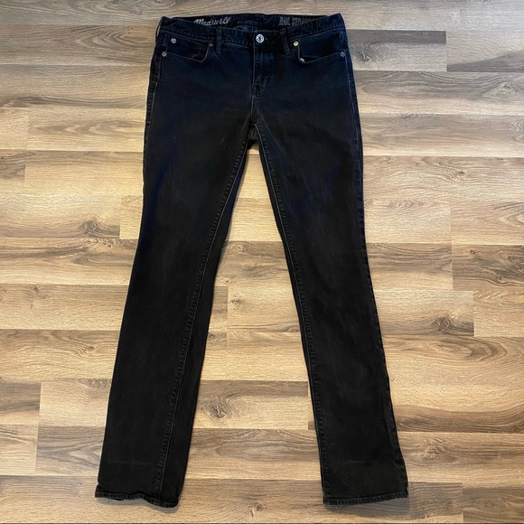 Madewell Denim - Madewell Black Rail Straight Leg Jeans